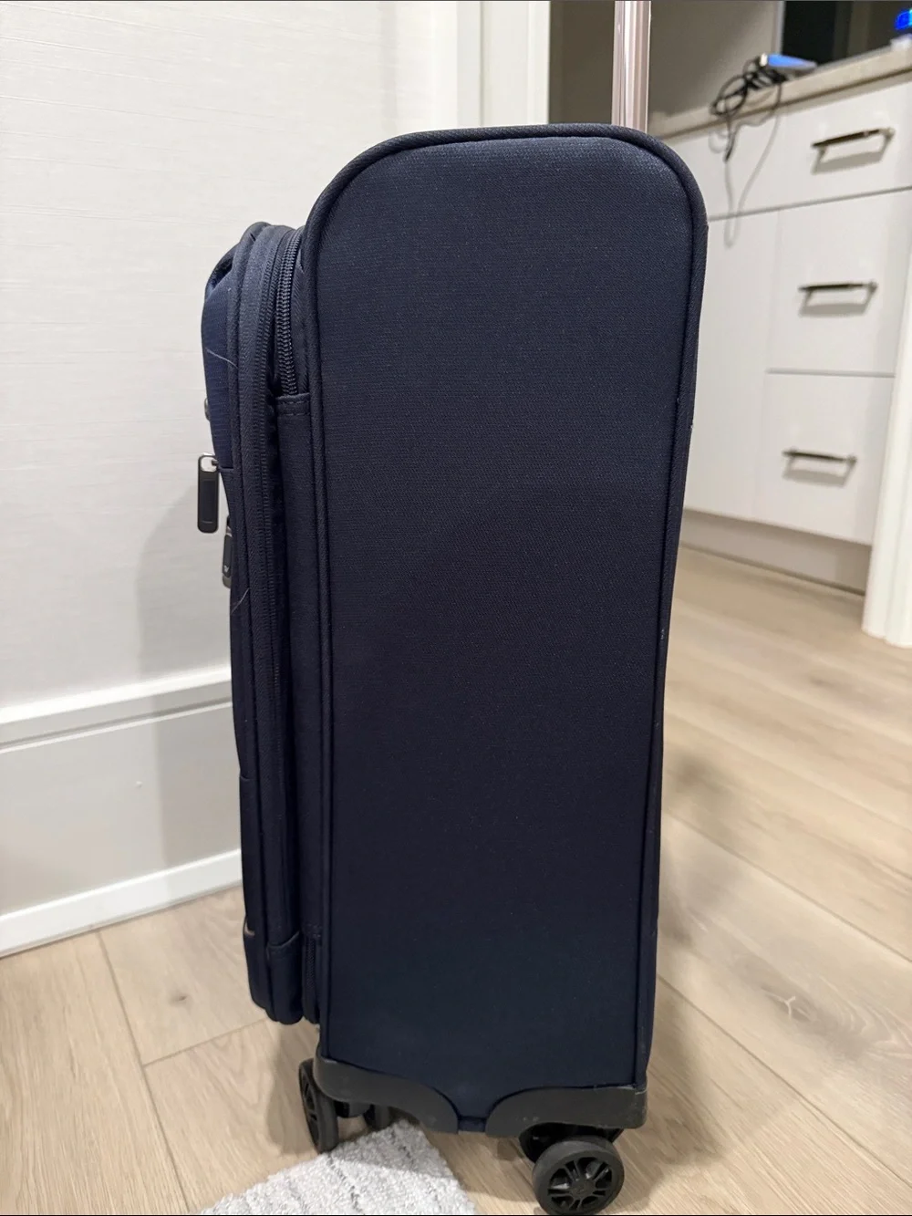 Roncato TSA-Approved Navy Carry-On with Built-In Lock and Expander